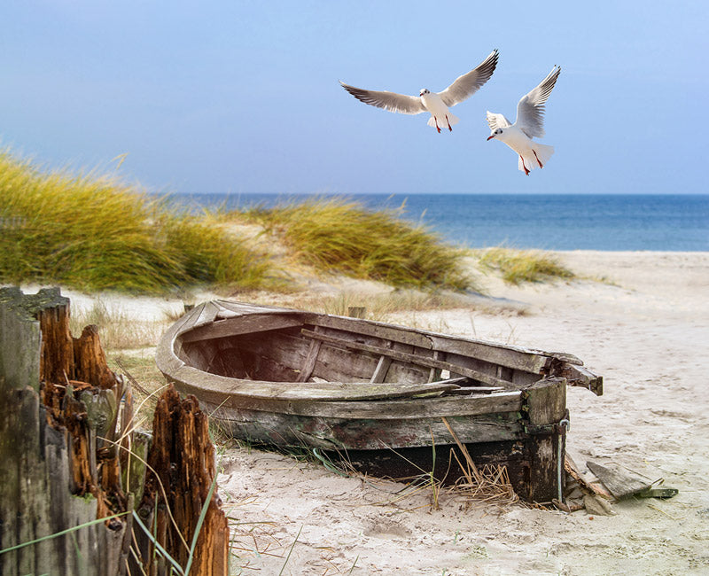 Bootje op het strand