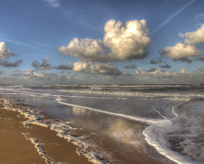 Schuimende zee