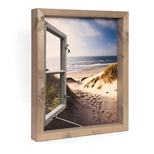 Uitzicht op strand en duinen
